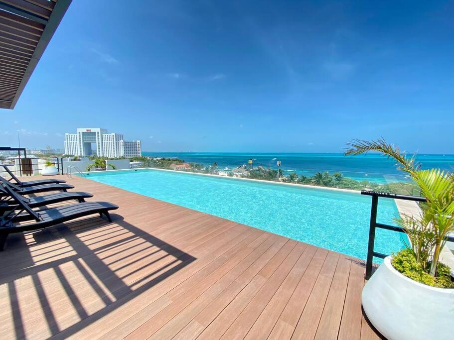 Panoramic Penthouse Apartment Cancún Exterior foto